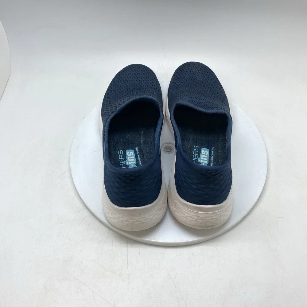 Skechers Shoes Womens 9 Hands Free Slip Ins Go Walk Flex Blue 124963 Athletic‎